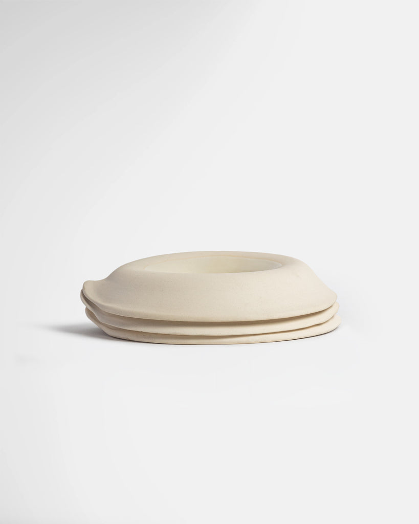 Cloud Blanket Ceramic Plate by Marcello Andres in Dallas,Texas
