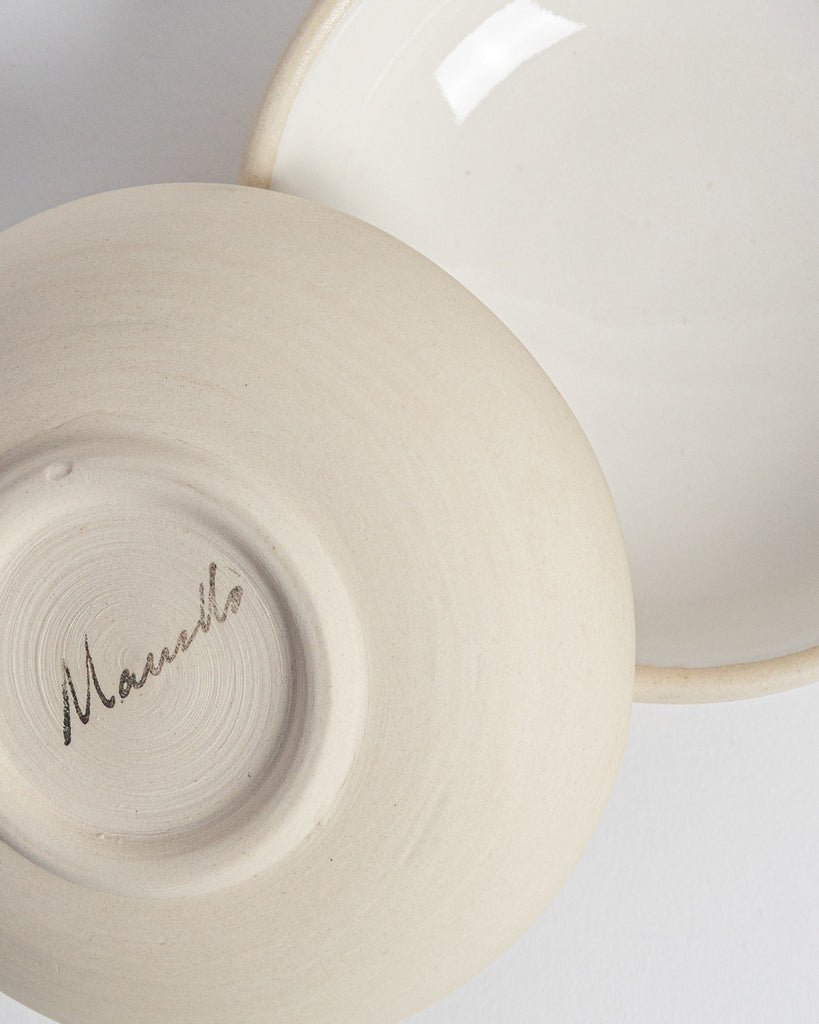 Cloud Moon Ceramic Olive Bowl by Marcello Andres in Dallas, Texas