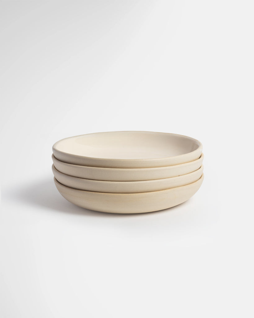 Cloud Moon Ceramic Shallow Bowl by Marcello Andres in Dallas, Texas