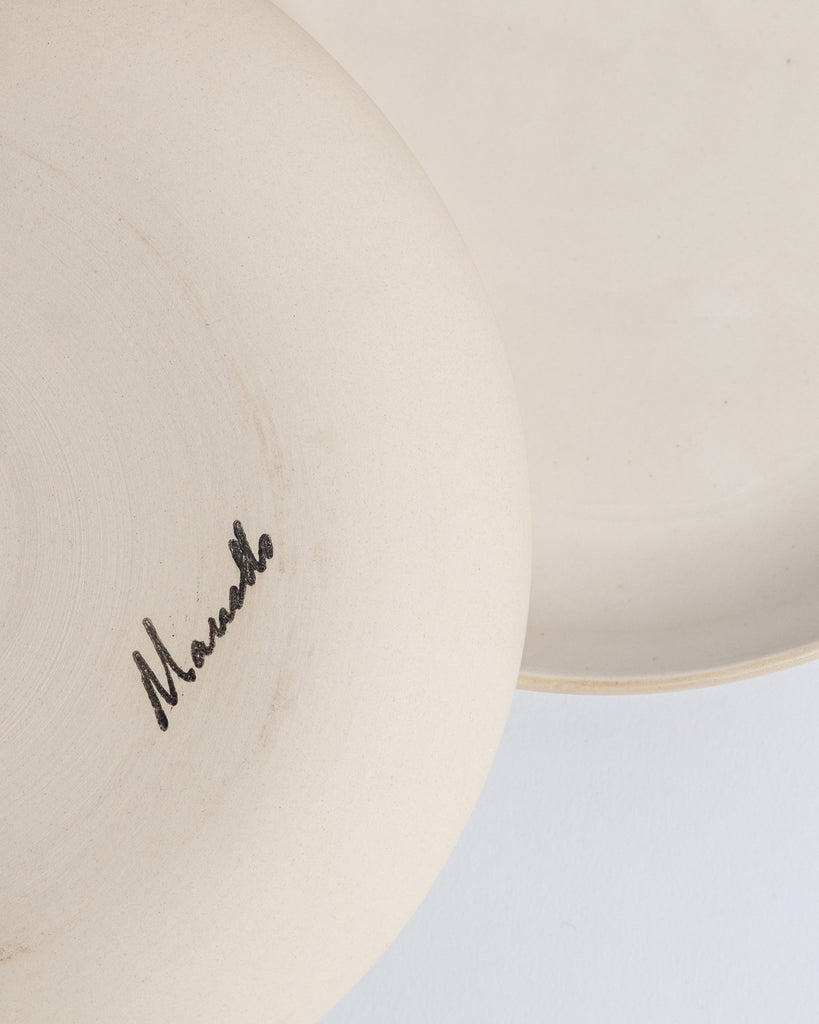 Cloud Moon Ceramic Snack Plate by Marcello Andres in Dallas, Texas