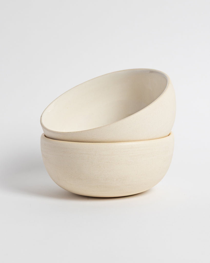 Cloud Moon Tall Ceramic Bowl by Marcello Andres in Dallas, Texas