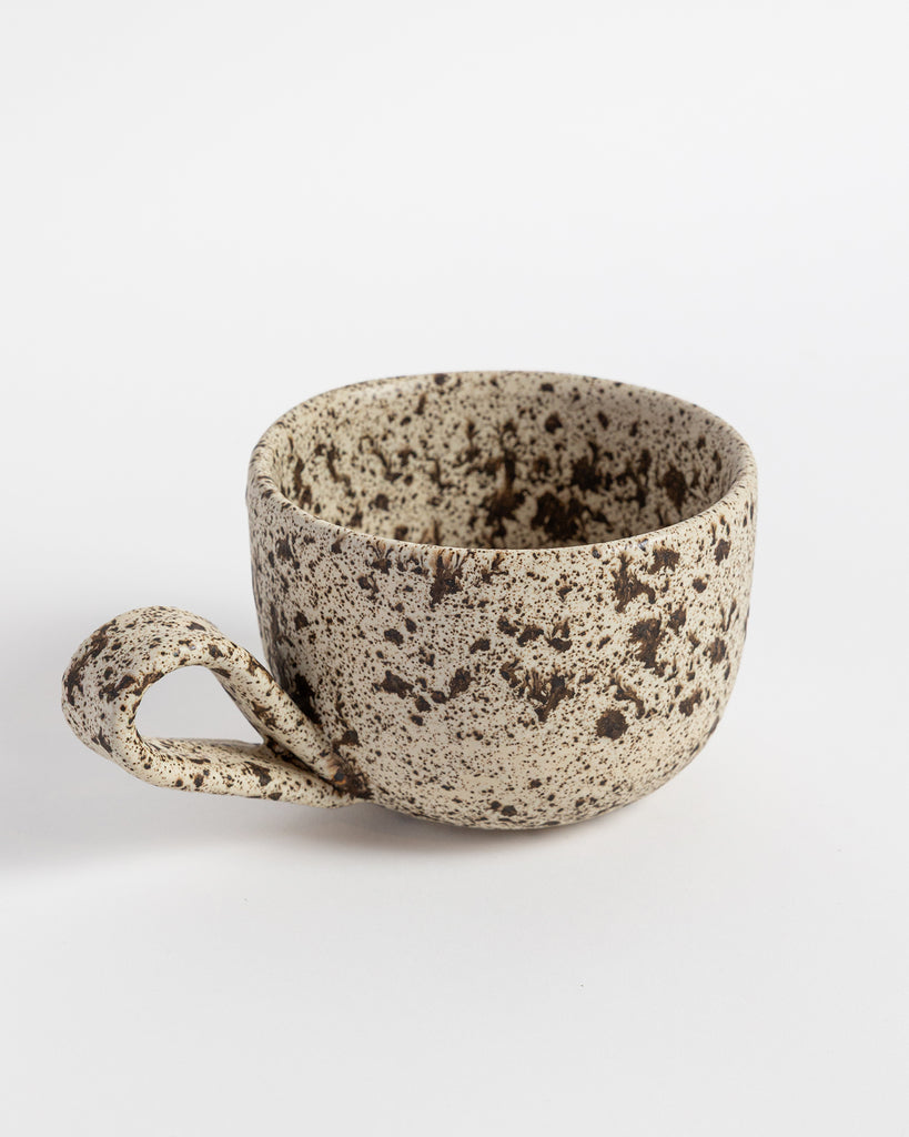 Feckled Ceramic Casa Mug by Marcello Andres in Dallas, Texas