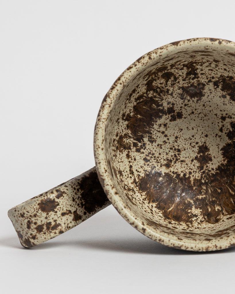 Feckled Night Ceramic Casa Mug by Marcello Andres at Dallas, Texas