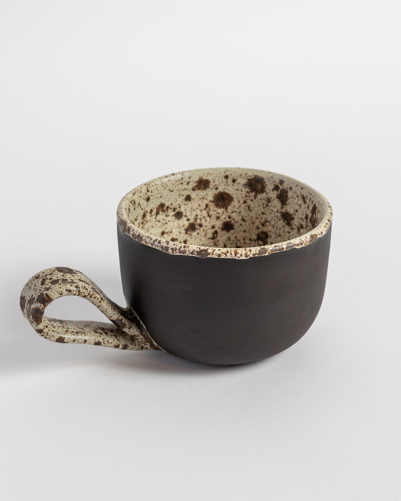 Feckled Night Ceramic Casa Mug by Marcello Andres at Dallas, Texas