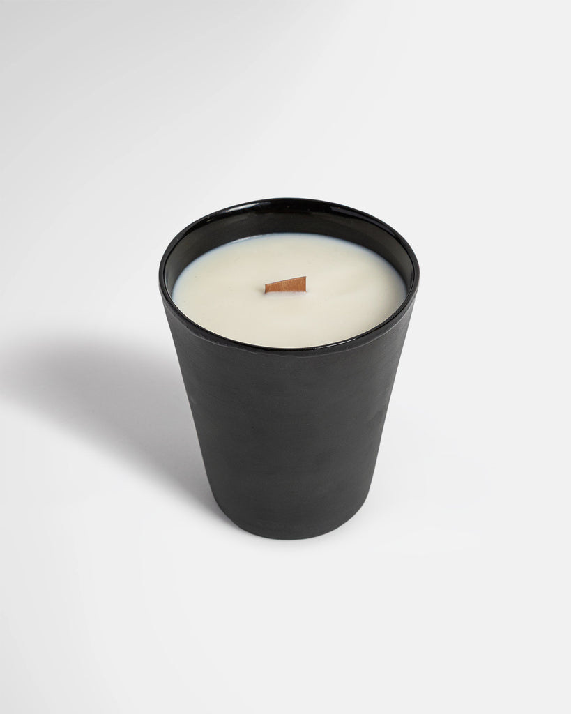 Medium Ceramic Candle Vessel by Marcello Andres