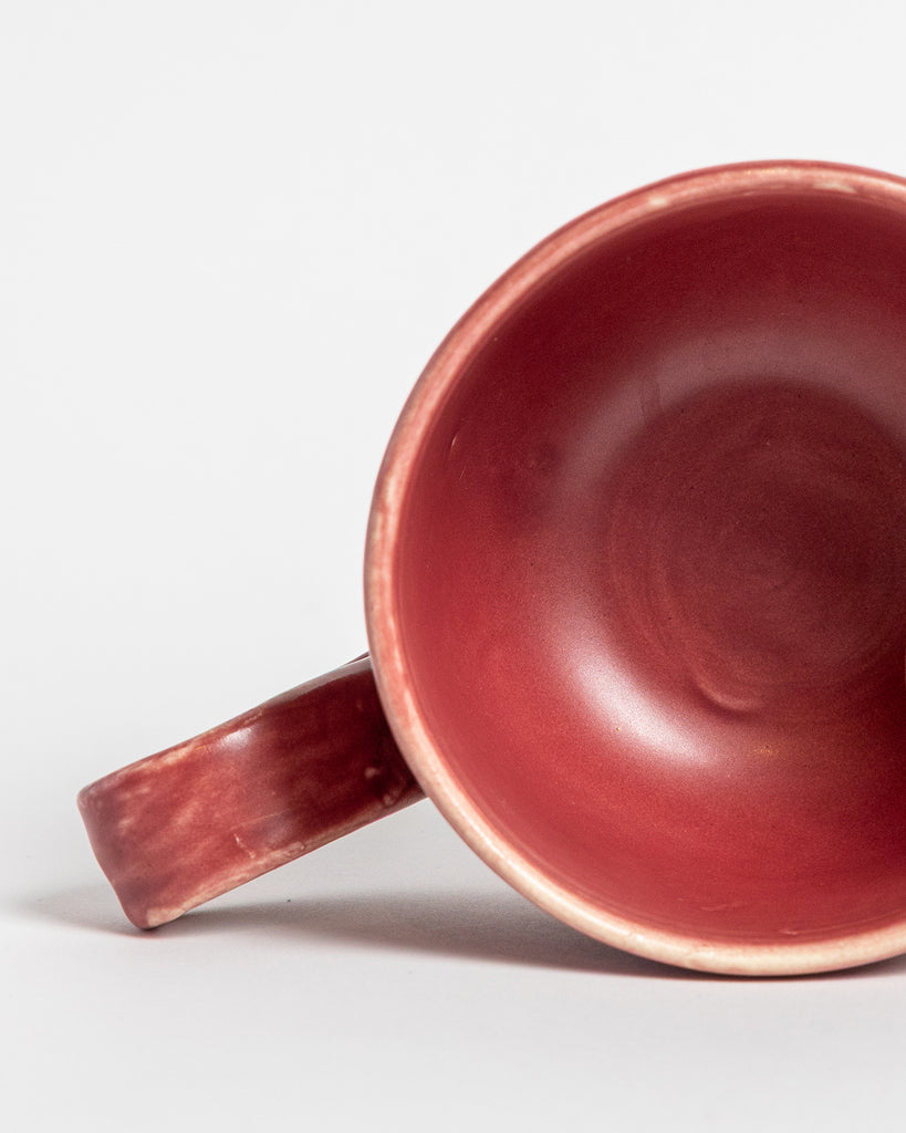 Rosy Ceramic Casa Mug by Marcello Andres in Dallas, Texas