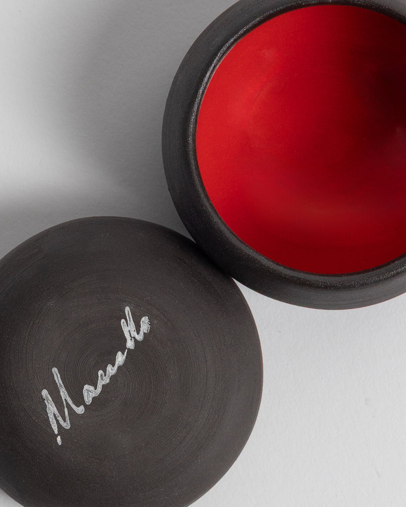 Texas Blood Ceramic Copita by Marcello Andres in Dallas, Texas